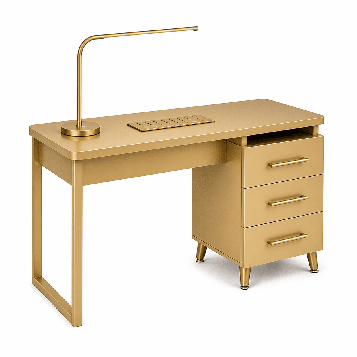 Beauty Luxury manikür masası gold